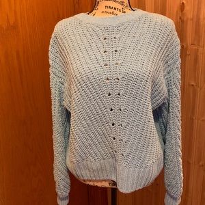 Blue soft sweater